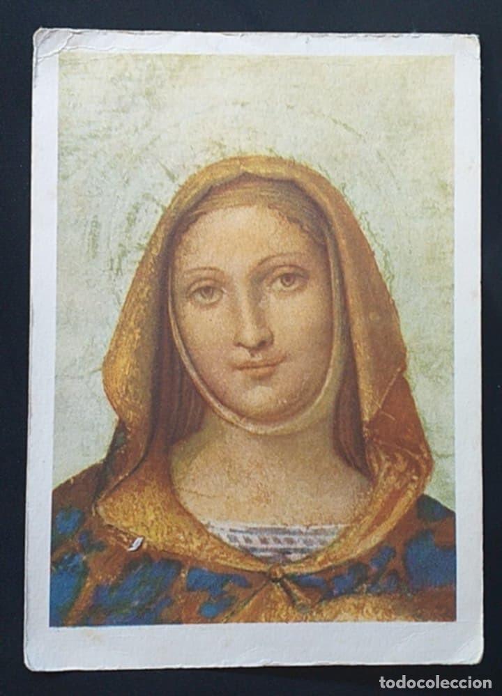 Postcards: Tarjeta Artist&iacute;ca Religiosa colecci&oacute;n N&ordm; 1 Cabeza de la Virgen- Pintor Bernardino Luini