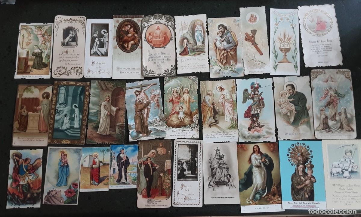 Postales: Flote de 41 estampas muy antiguas algunas centenarias