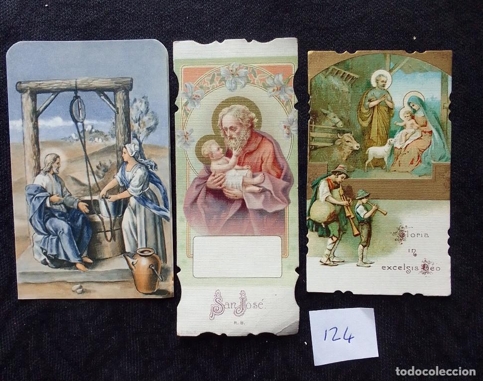 Postales: Lote 3 estampas religiosas - Foto 1