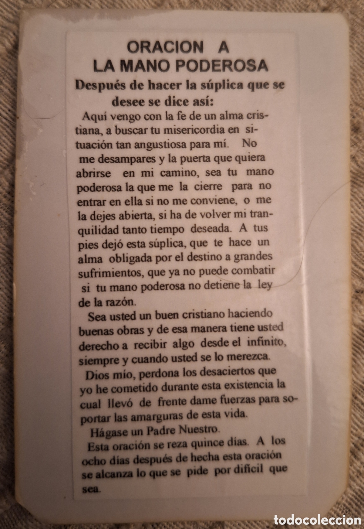 Postales: Estampa de la mano poderosa - Foto 2