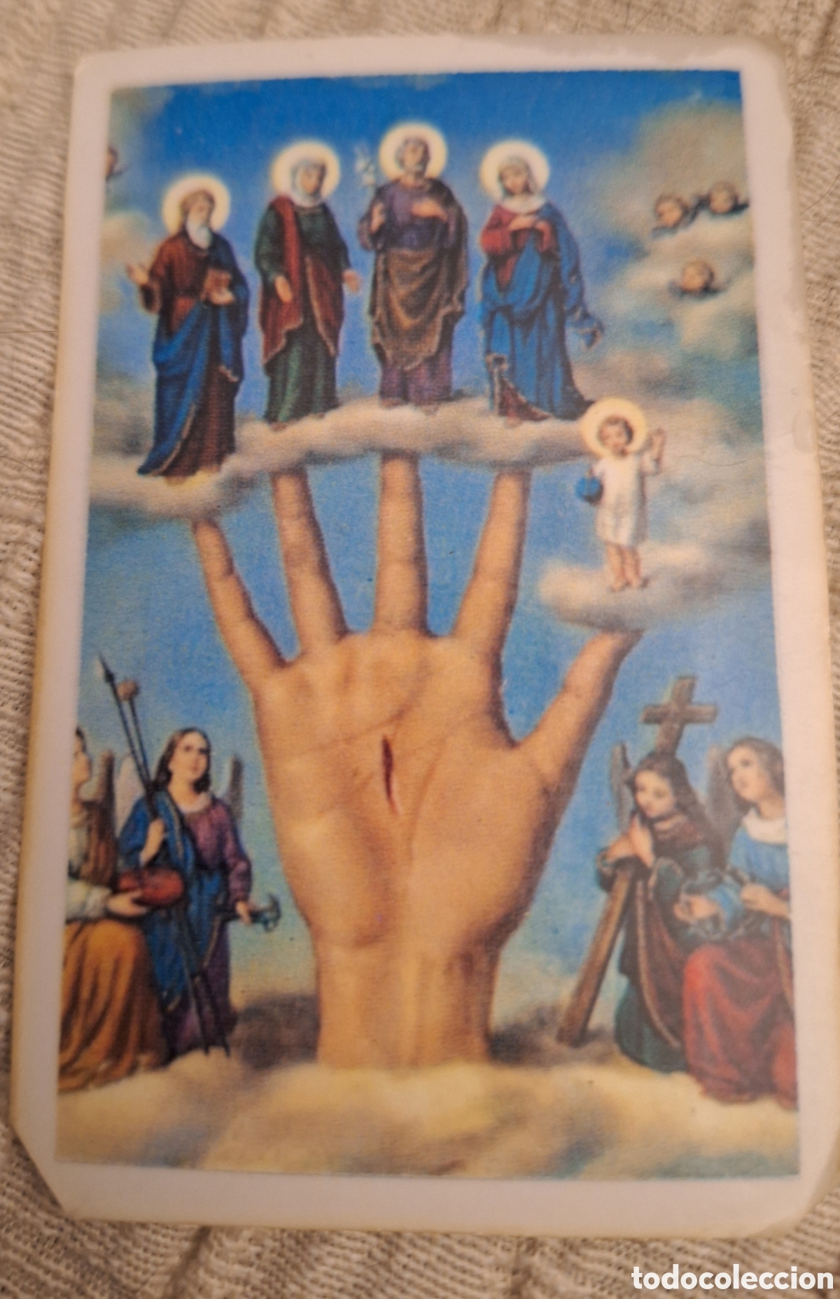 Postales: Estampa de la mano poderosa - Foto 1