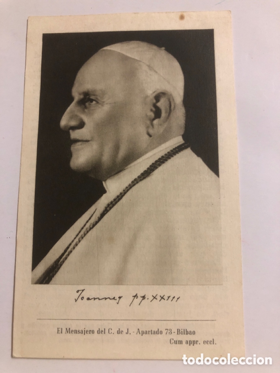 Postales: Estampa religiosa (Juan XXlll)