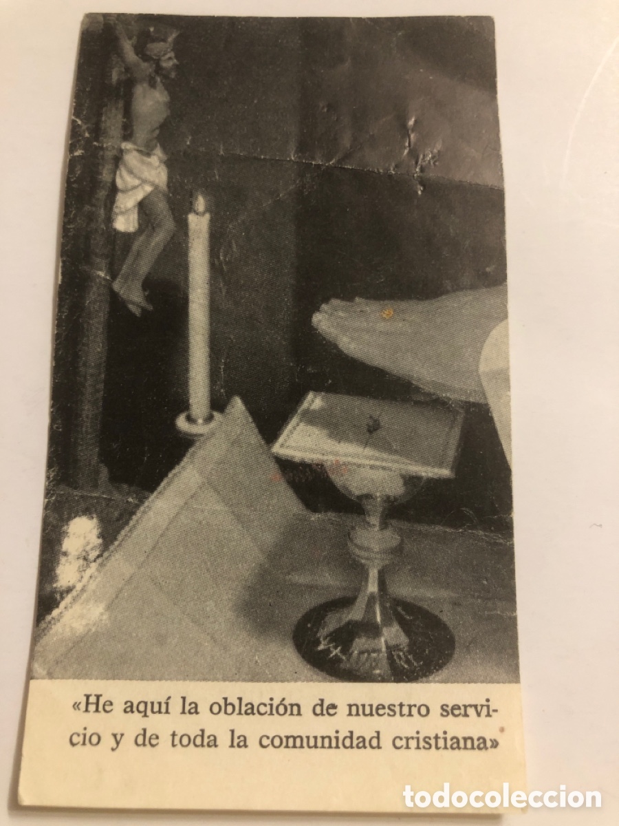Postais: Estampa religiosa oraci&oacute;n