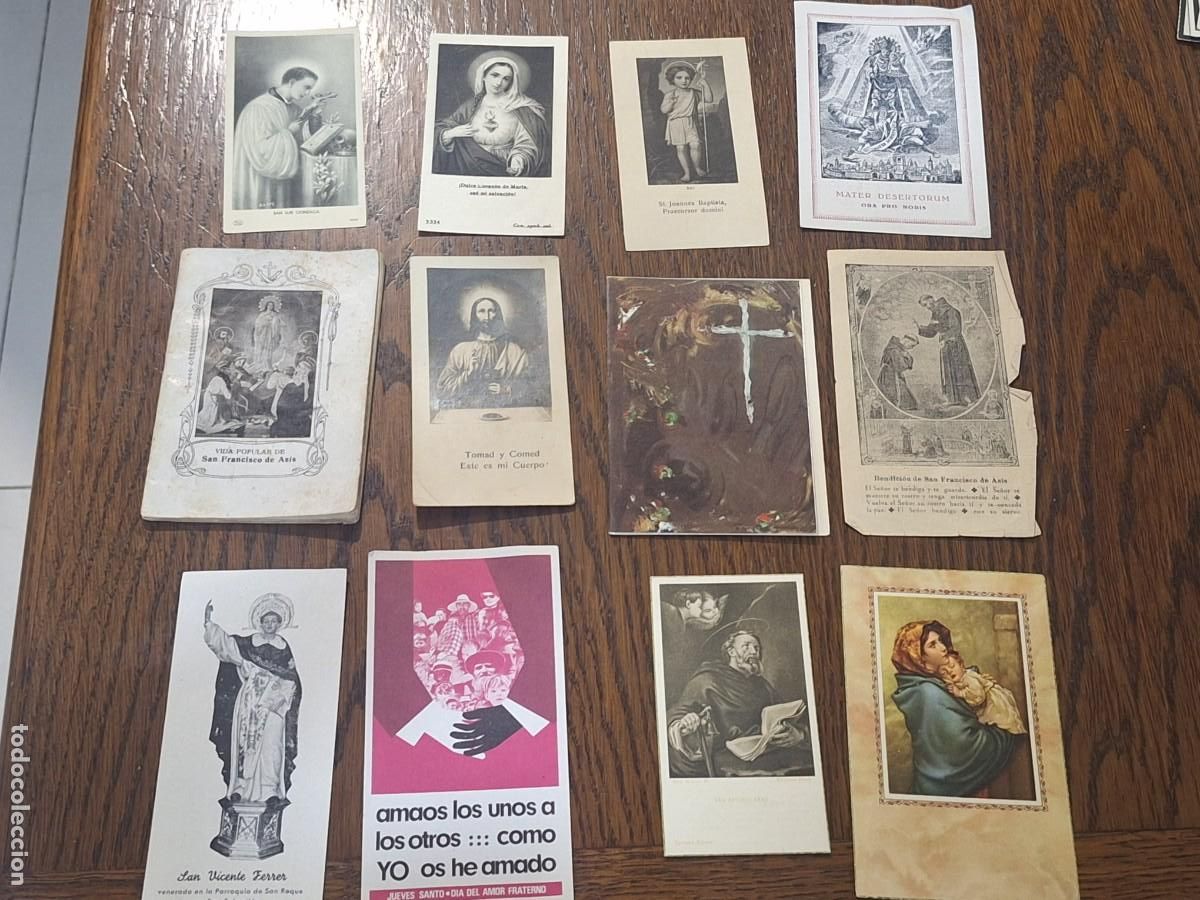 Postales: Lote estampas religiosas . - Foto 3