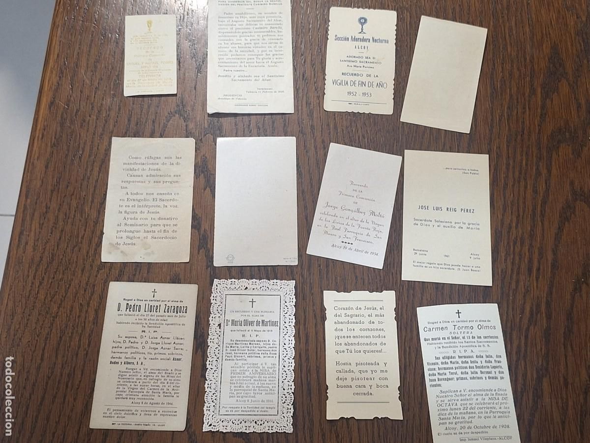 Postales: Lote estampas religiosas . - Foto 6