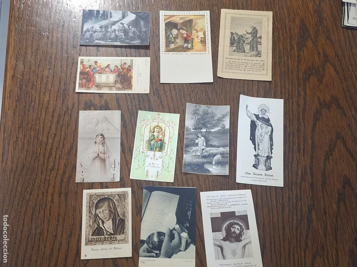 Postales: Lote estampas religiosas . - Foto 7