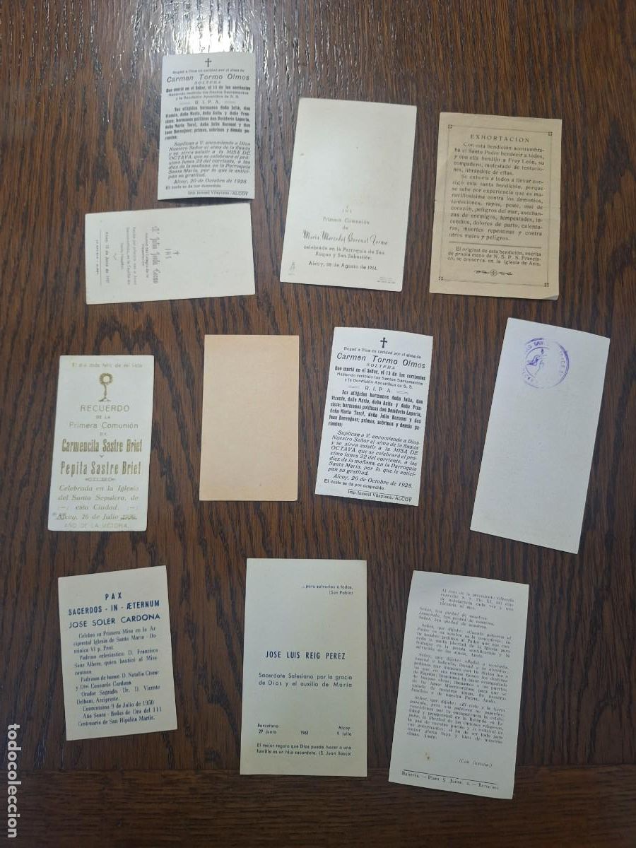 Postales: Lote estampas religiosas . - Foto 8