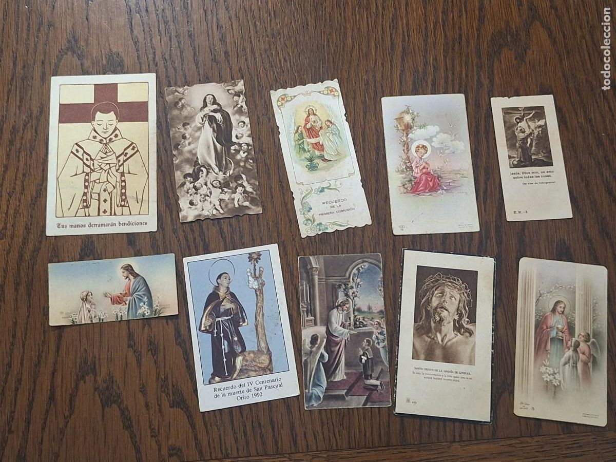 Postales: Lote estampas religiosas . - Foto 16