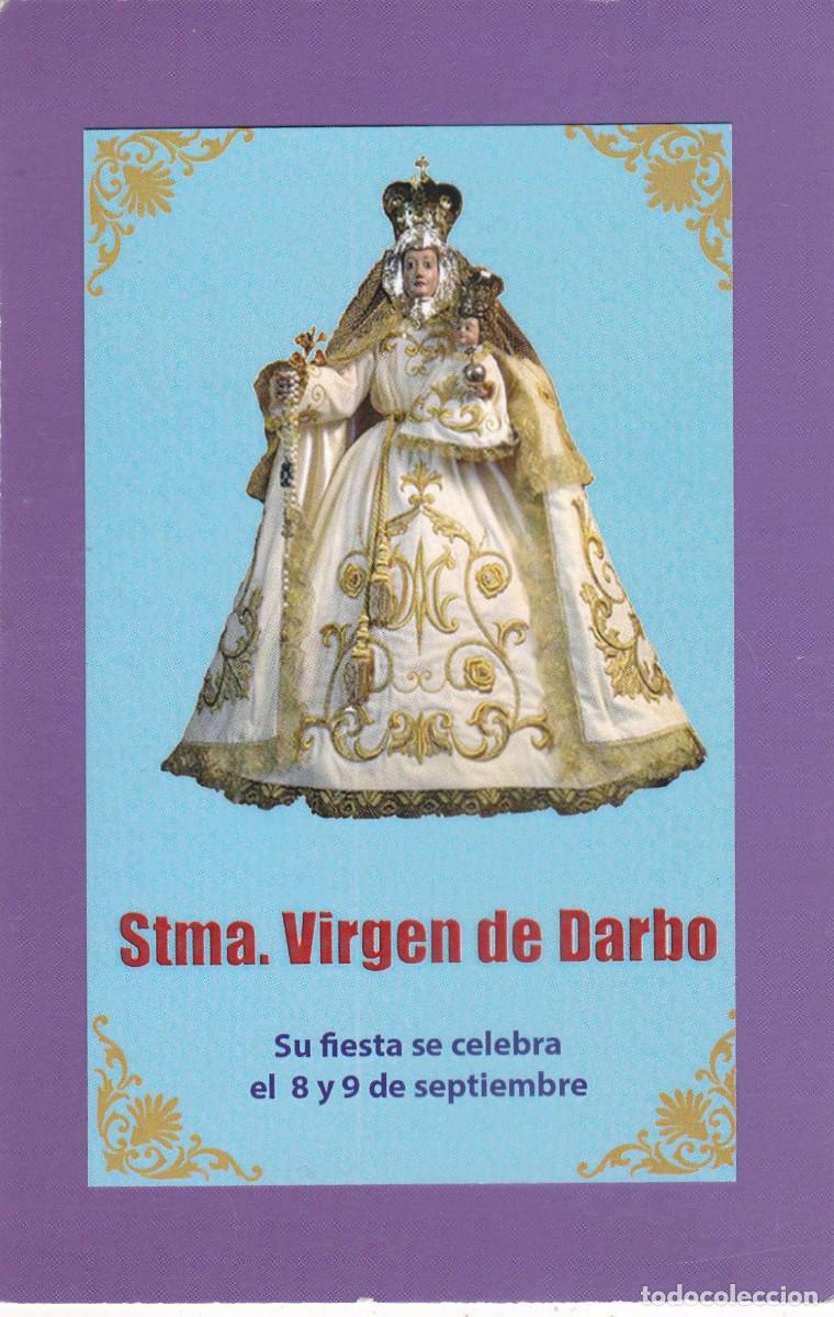 Postales: ESTAMPA STMA. VIRGEN DE DARBO - SANTA MARIA - ACTO DE CONSAGRACION (REVERSO)