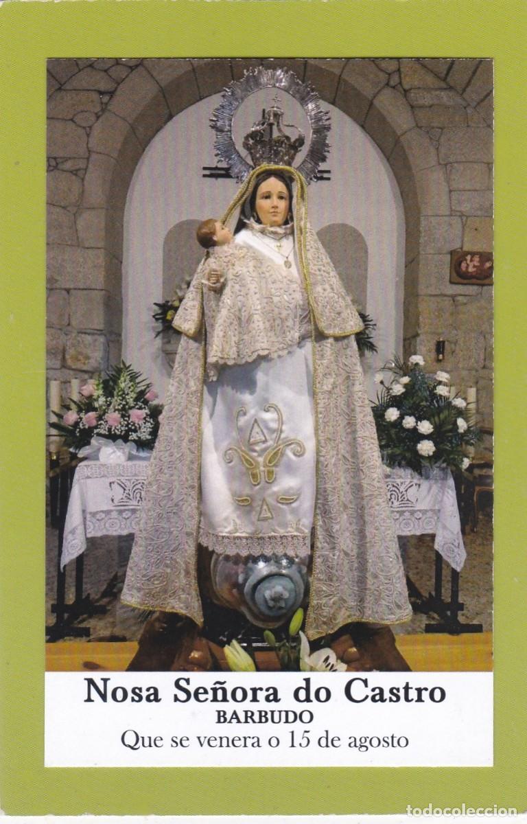 Postales: ESTAMPA NOSA SE&Ntilde;ORA DO CASTRO - DESPEDIDA (REVERSO)