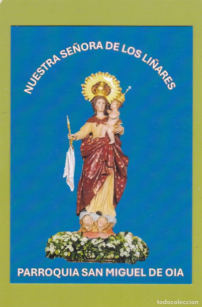 Postales: ESTAMPA NUESTRA SE&Ntilde;ORA DE LOS LI&Ntilde;ARES - ORACION (REVERSO)