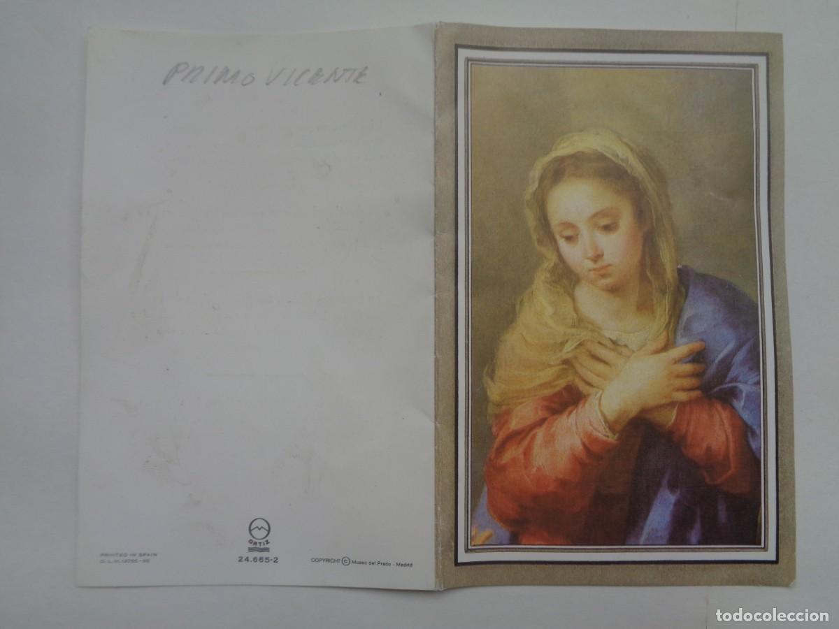 Postais: RECORDATORIO DE SE&Ntilde;ORA FALLECIDA EN 2000 EN GETAFE
