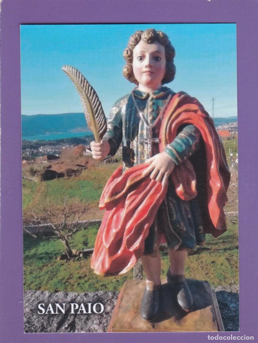 Postales: ESTAMPA SAN PAIO - ORACION (REVERSO)