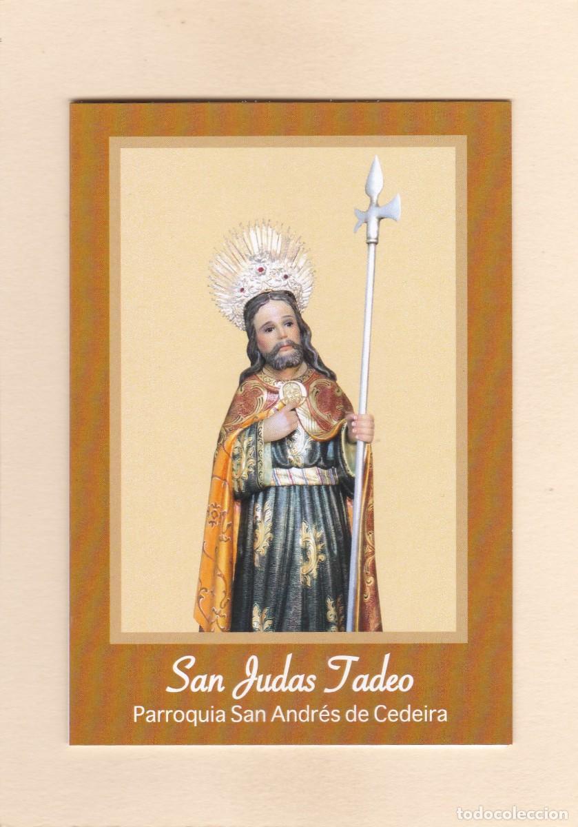 Postales: ESTAMPA DOBLE SAN JUDAS TADEO - CANTICOS