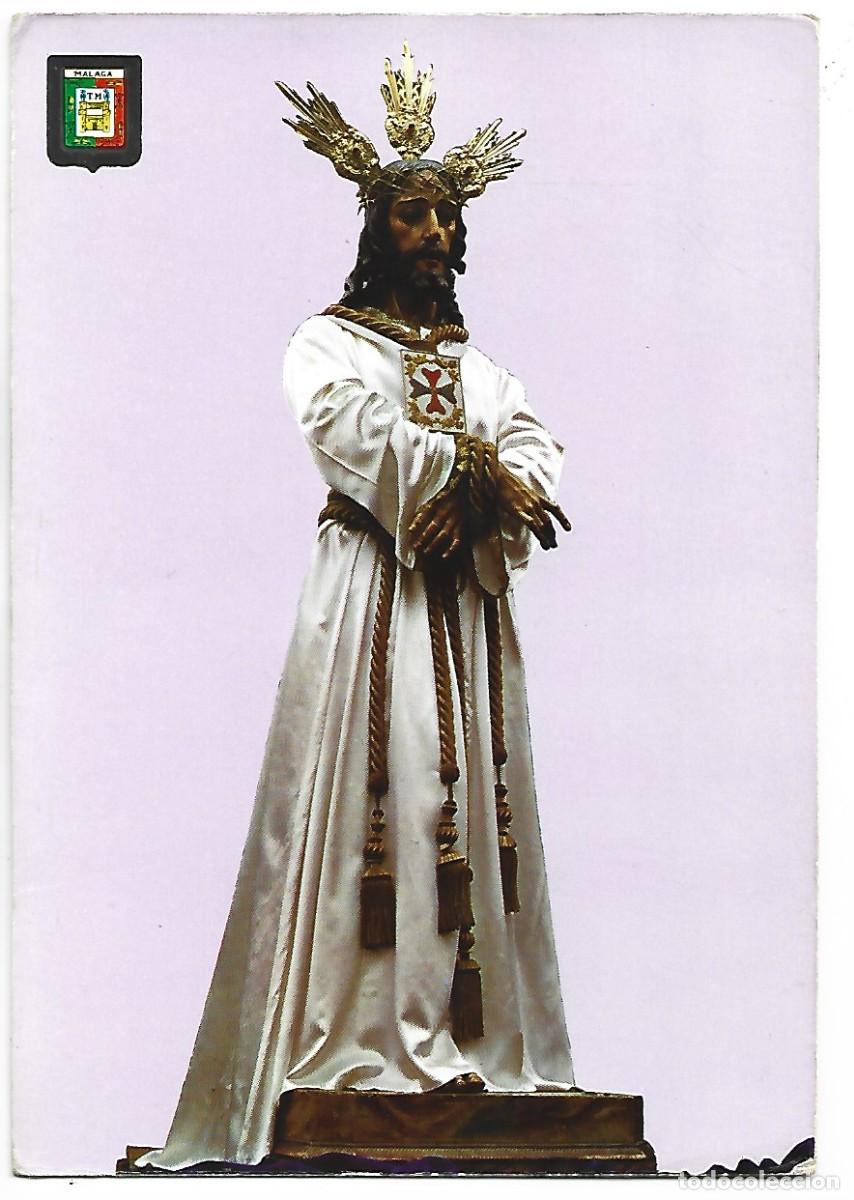 Postales: DEVOTISIMA IMAGEN DE NTRO. PADRE JESUS CAUTIVO. IGLESIA DE SAN PABLO.- MALAGA