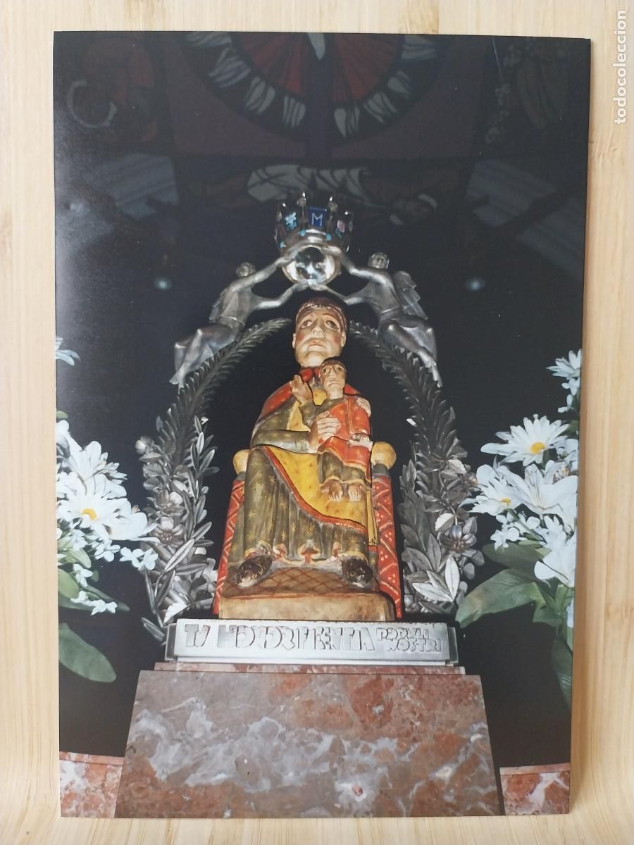 Postales: VIRGEN CON NI&Ntilde;O POLICROMA NTRA SE&Ntilde;ORA FOTO PARTICULAR TAMA&Ntilde;O POSTAL