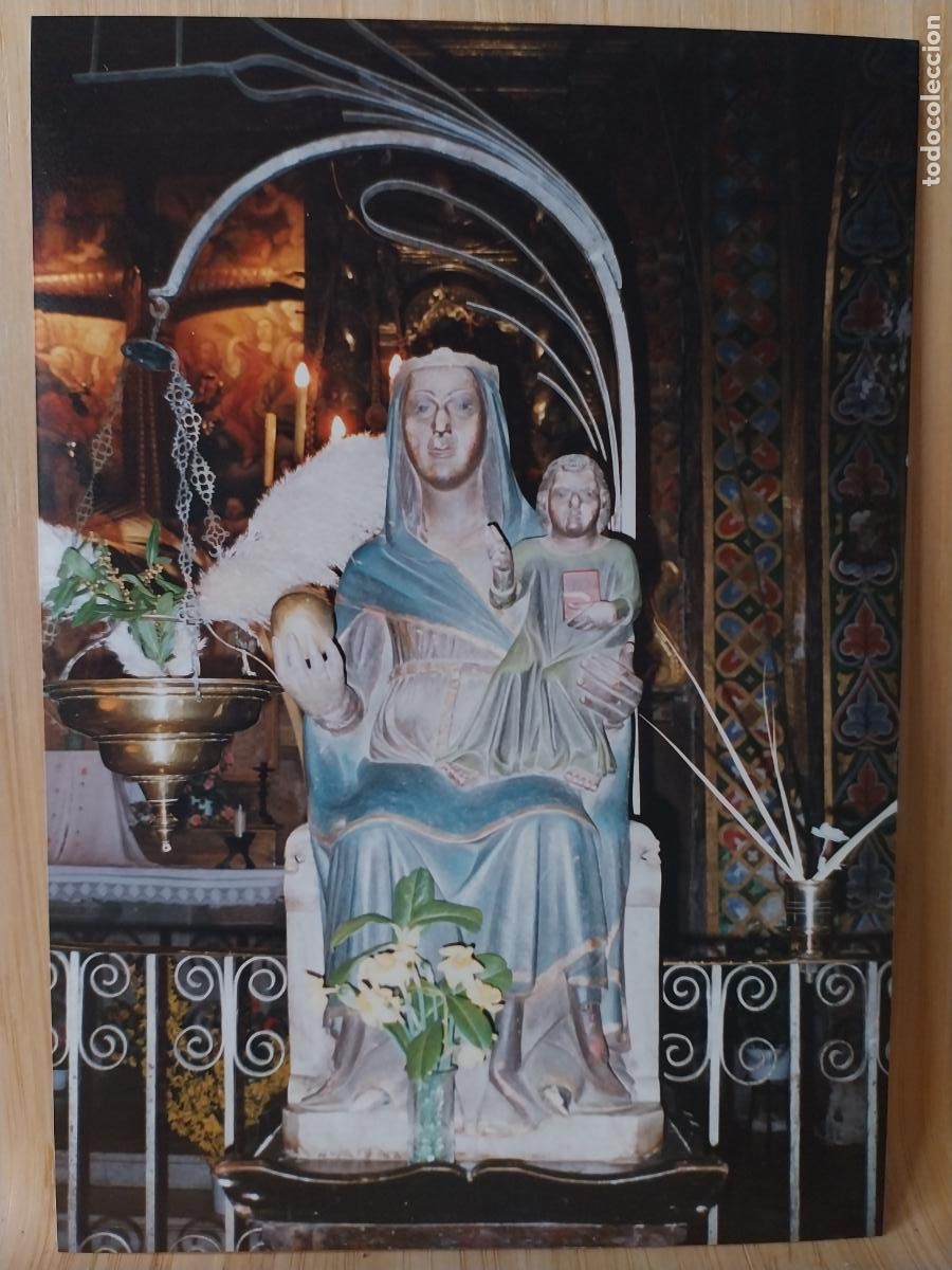 Postales: VIRGEN CON NI&Ntilde;O BOLA IMAGEN NTRA SE&Ntilde;ORA FOTO PARTICULAR TAMA&Ntilde;O POSTAL