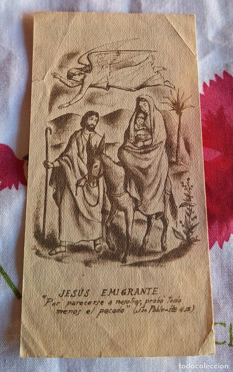 Postales: Estampa Jesus Emigrante - Foto 1
