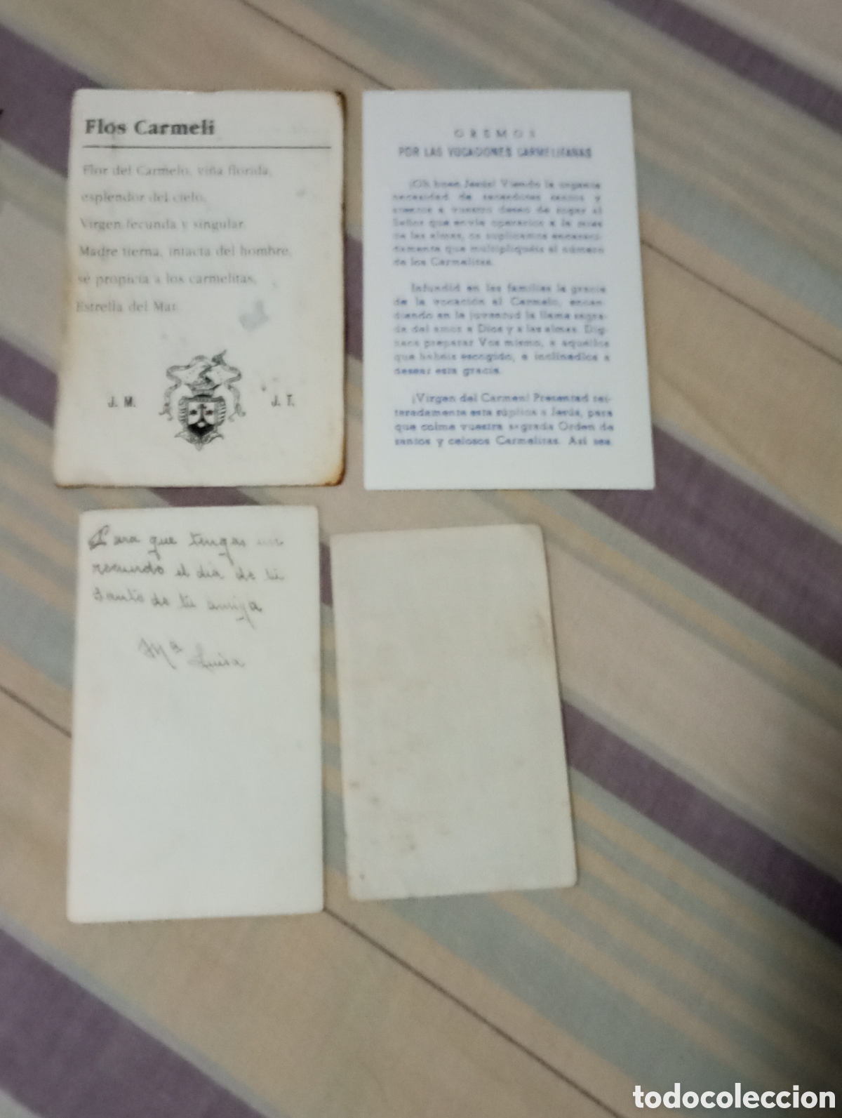 Postales: 4 estampas virgen del carmen e Inmaculada Concepci&oacute;n - Foto 2