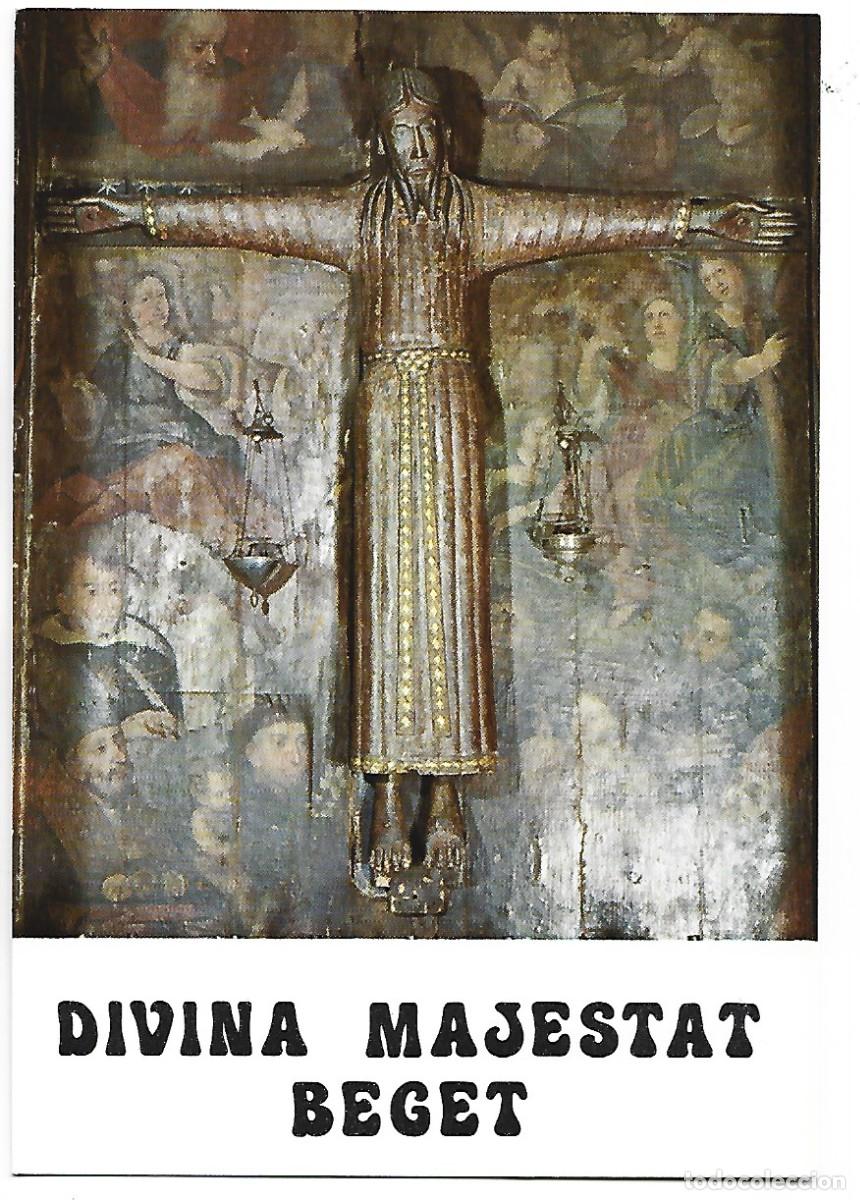 Postcards: DIVINA MAJESTAT. TALLA ROMANICA.- BEGET / GIRONA