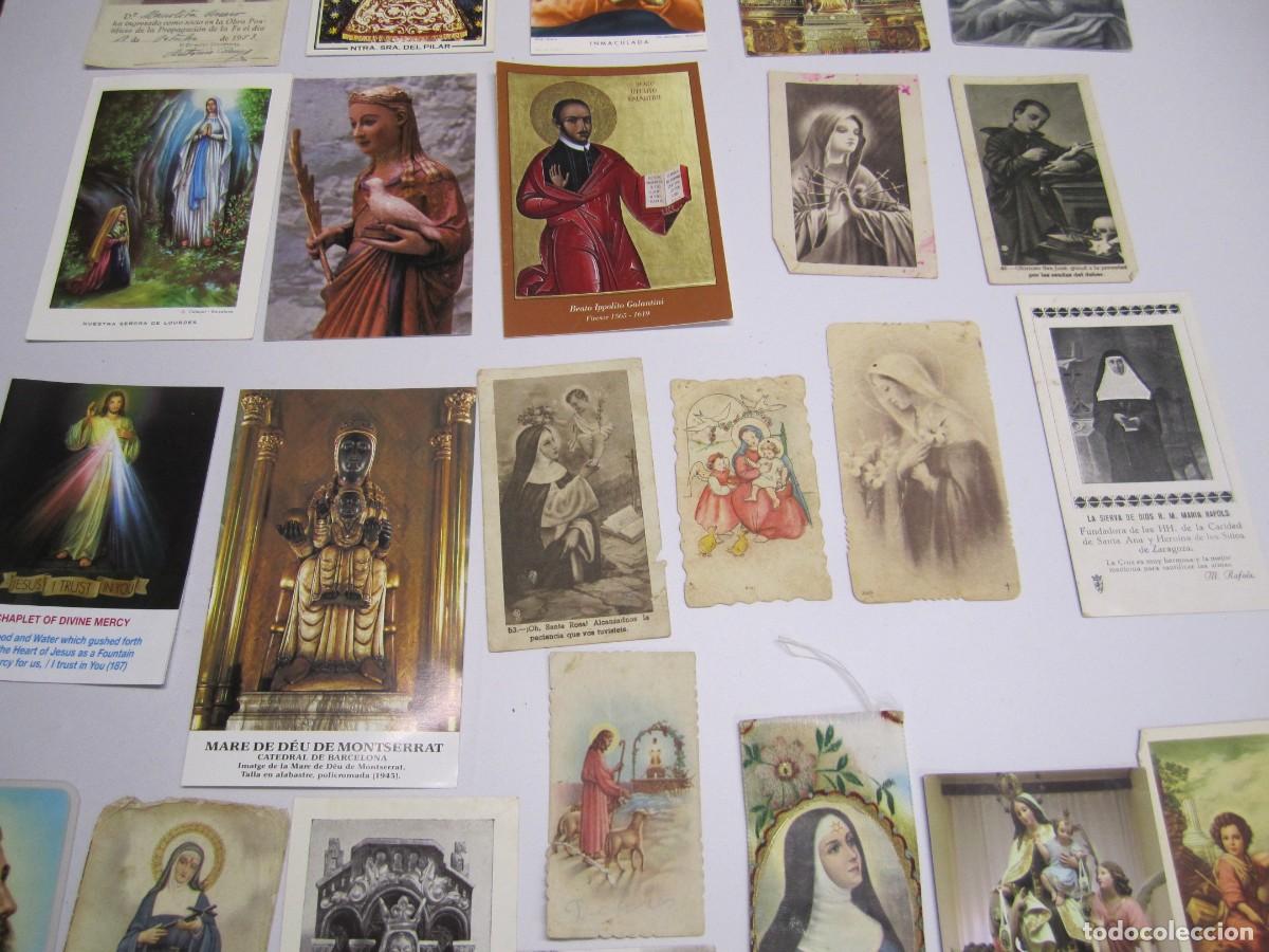 Postales: lote 24 estampas religiosas - Foto 2