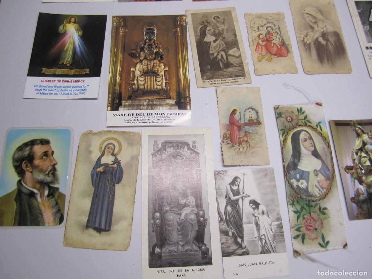 Postales: lote 24 estampas religiosas - Foto 3