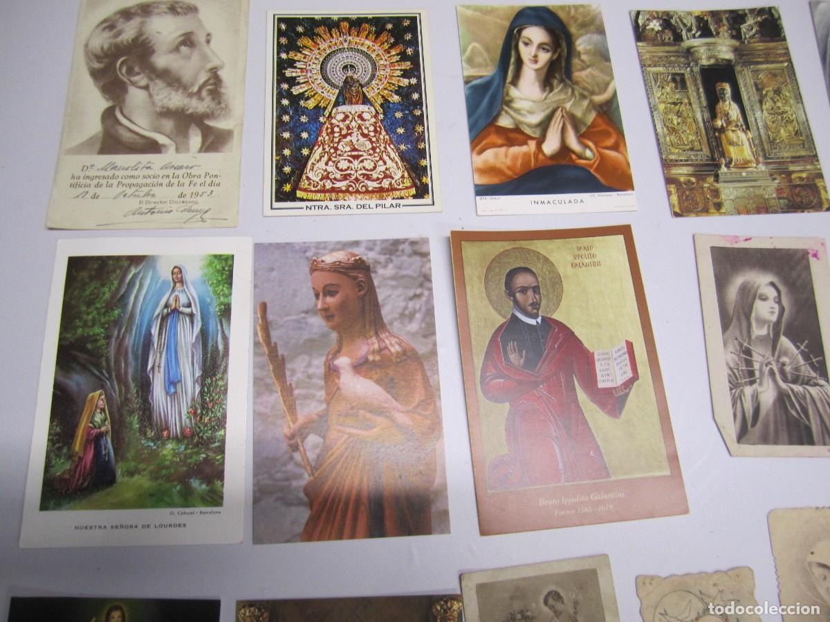 Postales: lote 24 estampas religiosas - Foto 4