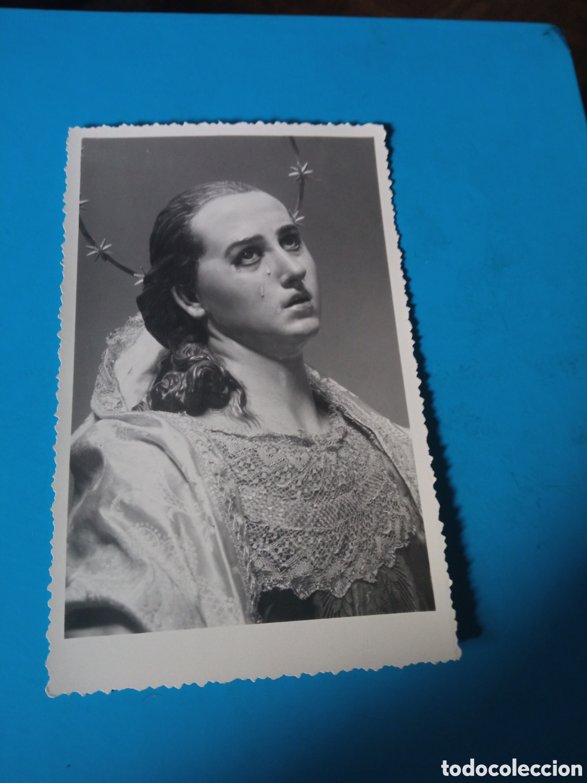 Cartoline: Antigua postal fotogr&aacute;fica, Murcia, Virgen Dolorosa