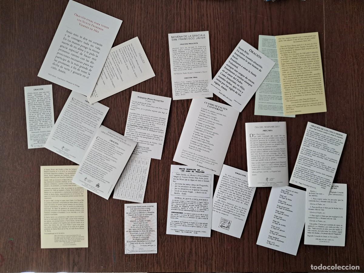 Postales: lote de 20 estampas religiosas. - Foto 2