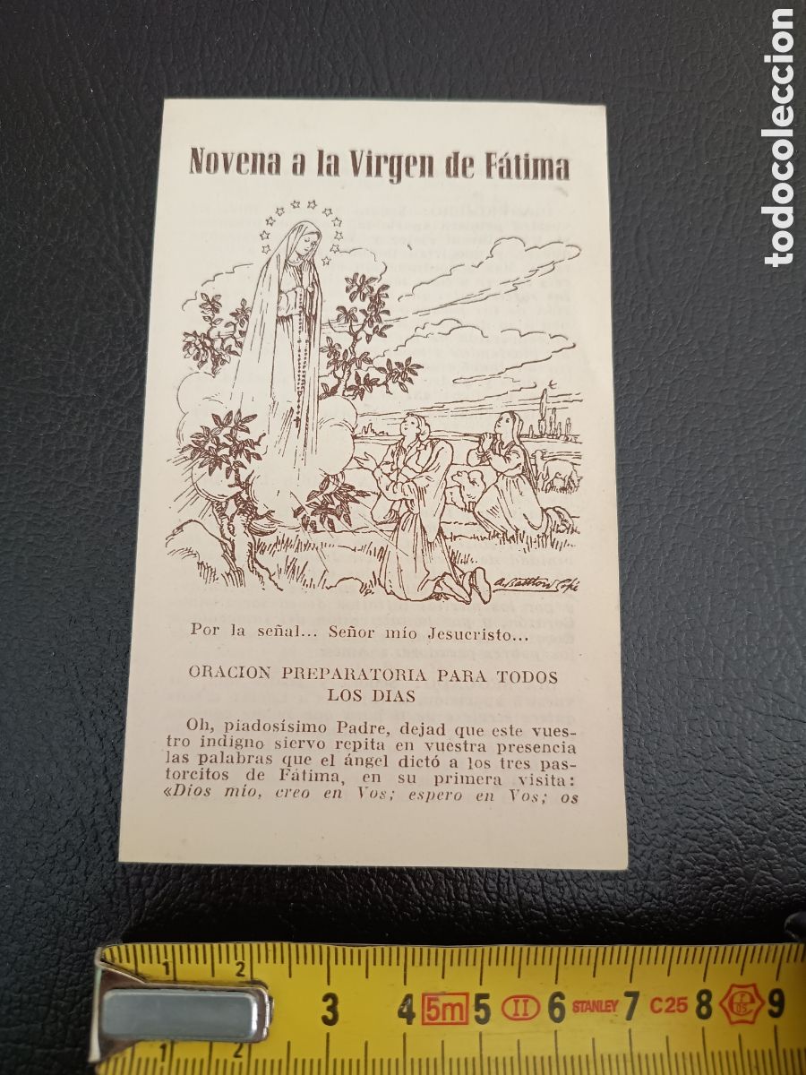 Postales: NOVENA A LA VIRGEN DE F&Aacute;TIMA - D&Iacute;PTICO - Foto 1