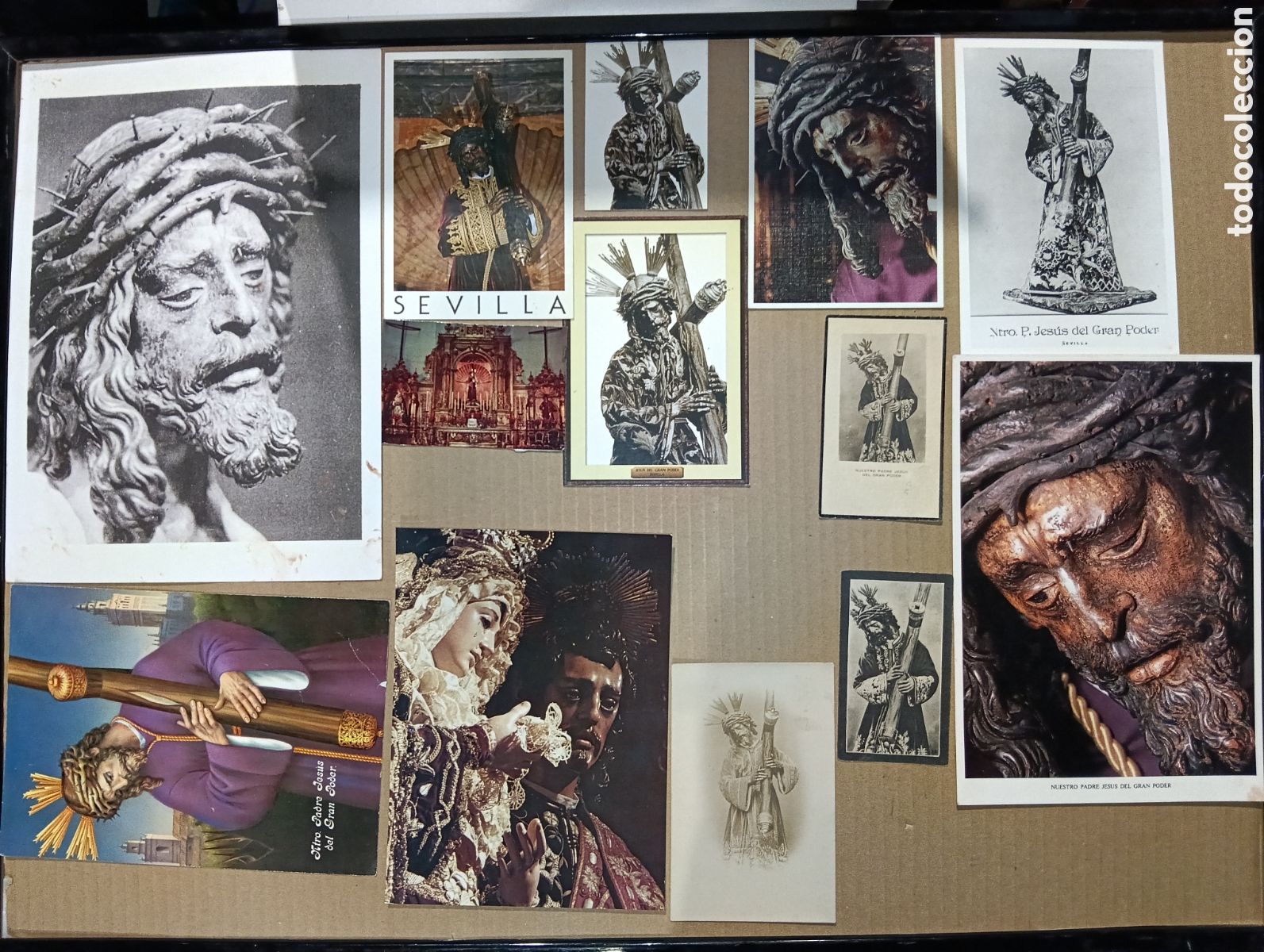 Postales: LOTE 27 ESTAMPAS RECORDATORIOS POSTALES JES&Uacute;S GRAN PODER - Foto 1