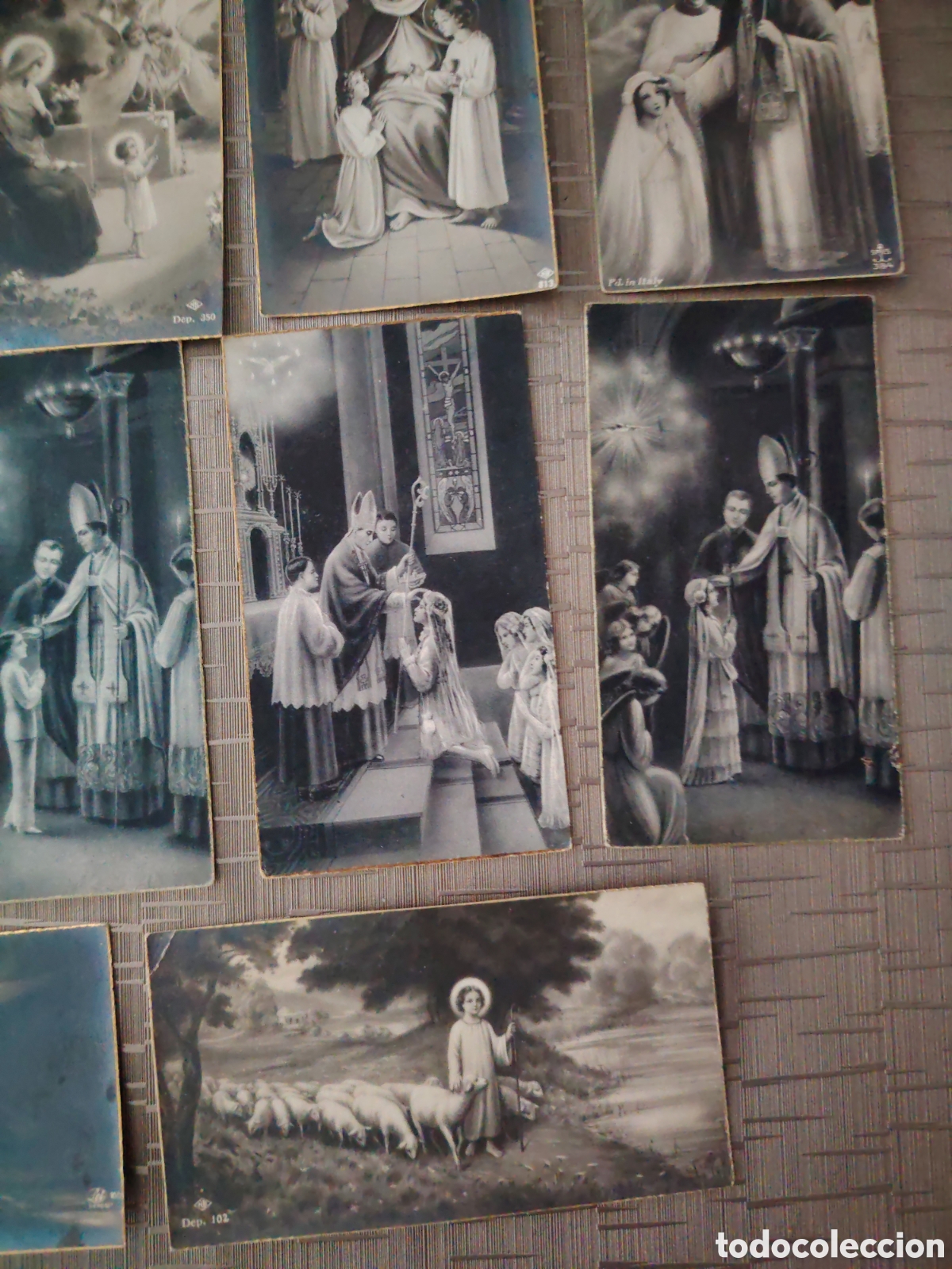 Postales: LOTE DE ESTAMPAS ANTIGUAS - Foto 5