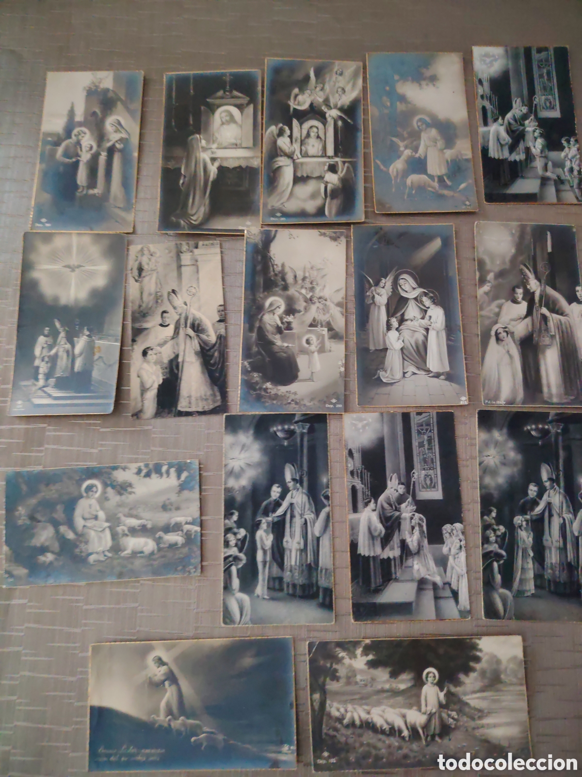 Postales: LOTE DE ESTAMPAS ANTIGUAS - Foto 1