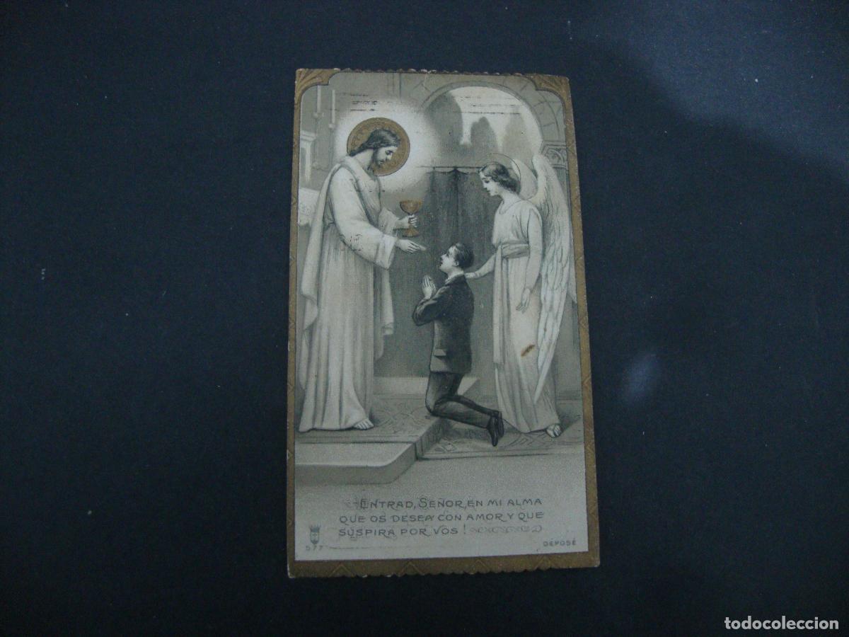 Postales: RECORDATORIO PRIMERA COMUNION BELLPUIG 1922 - Foto 1