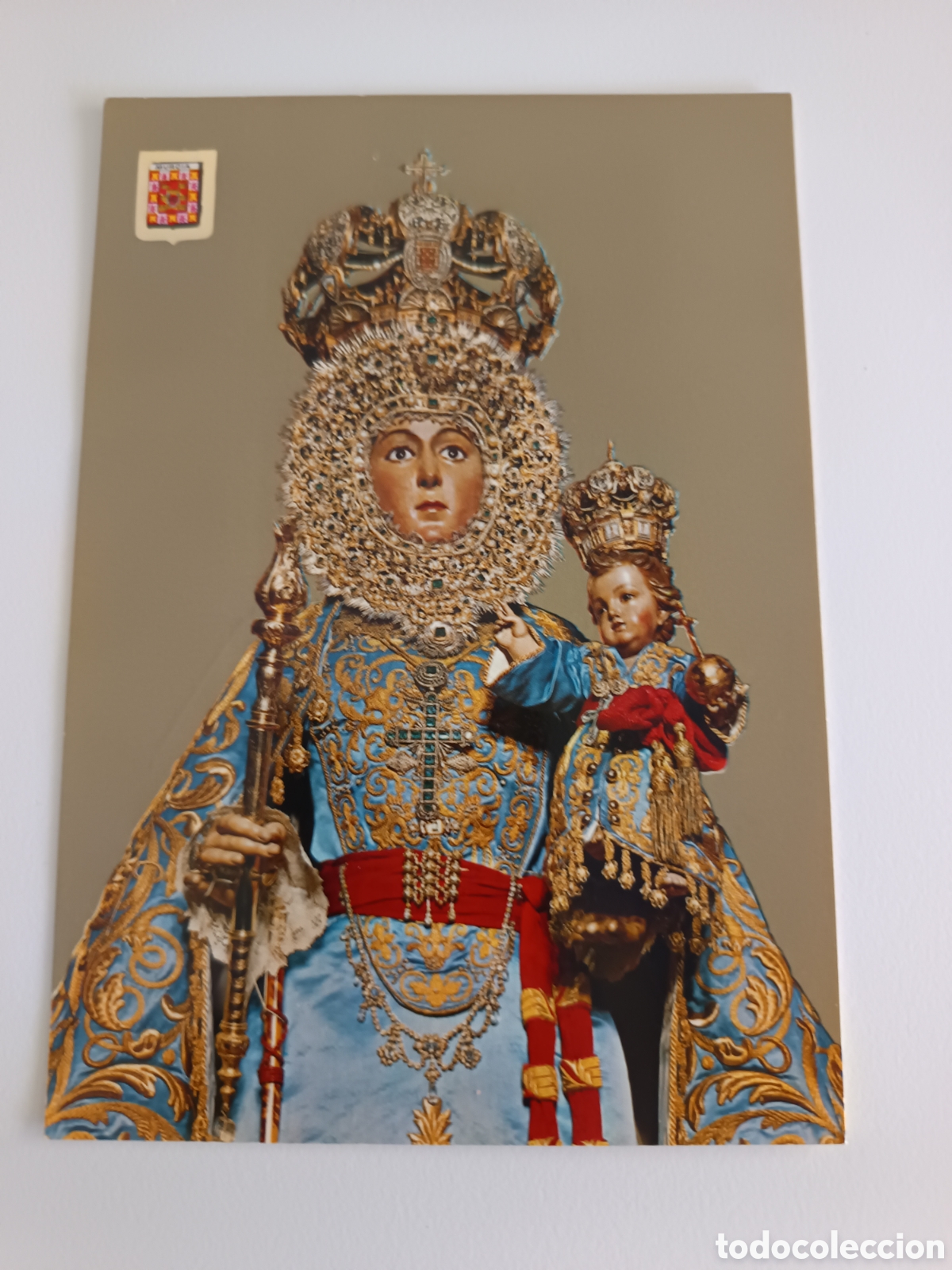 Postais: POSTAL ANTIGUA ESCUDO DE ORO. VIRGEN DE LA FUENSANTA MURCIA
