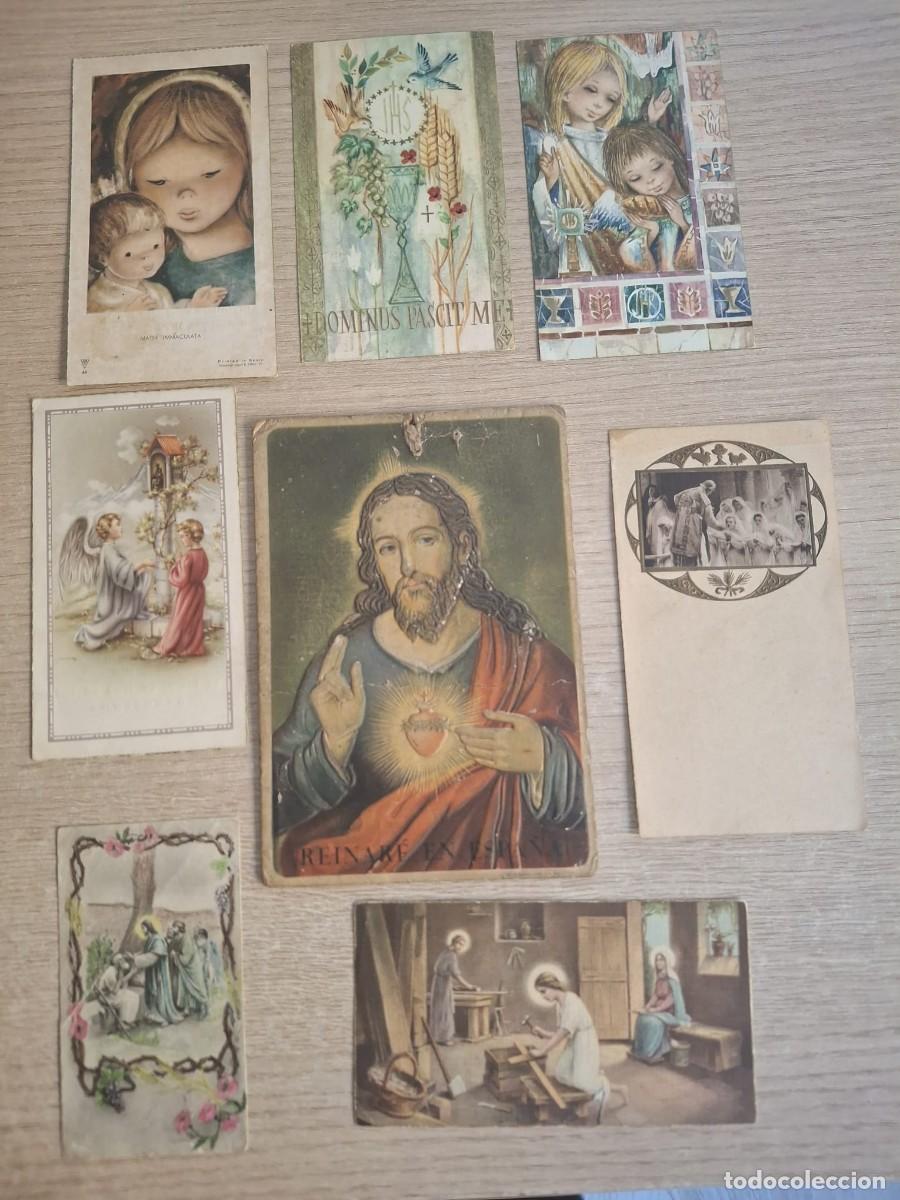 Postales: Lote de 8 estampas religiosas - Foto 1