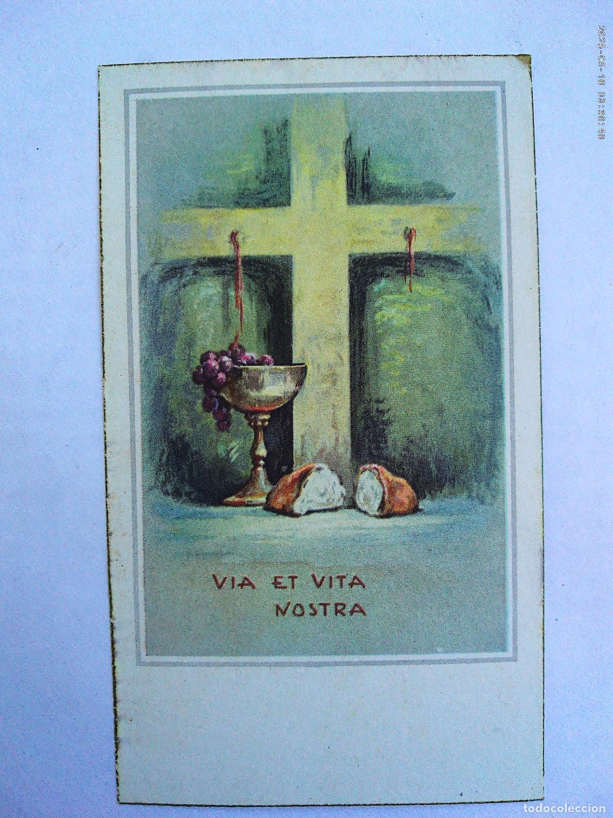 Postales: ADORACION NOCTURNA CASTROVERDE DE CAMPOS ( ZAMORA ): ESTAMPA RECUERDO BODAS DE ORO . 1961