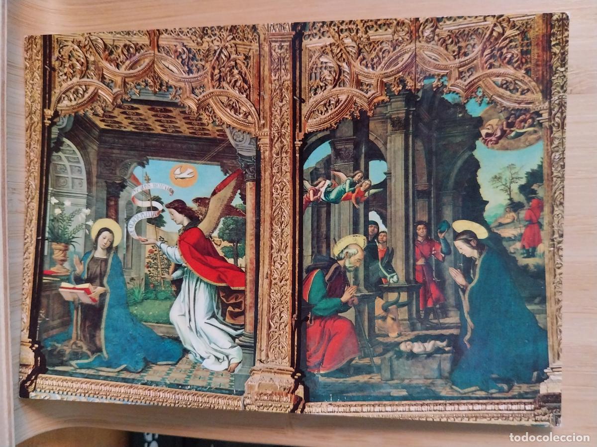 Postales: AVILA RETABLO CATEDRAL ALTAR ED MANIPEL A&Ntilde;O 1966 SC ORIGINAL