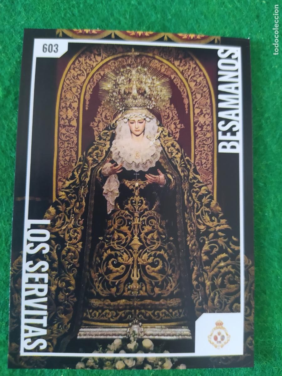 Postales: Holy cards Sevilla semana santa 2026 BESAMANOS N&ordm; 603 LOS SERVITAS