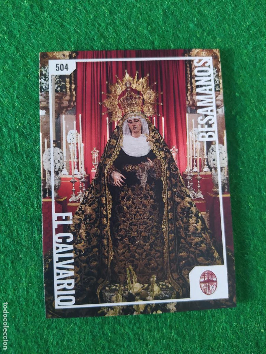 Postales: Holy cards Sevilla semana santa 2026 MADRUGA N&ordm; 504 EL CALVARIO BESAMANOS