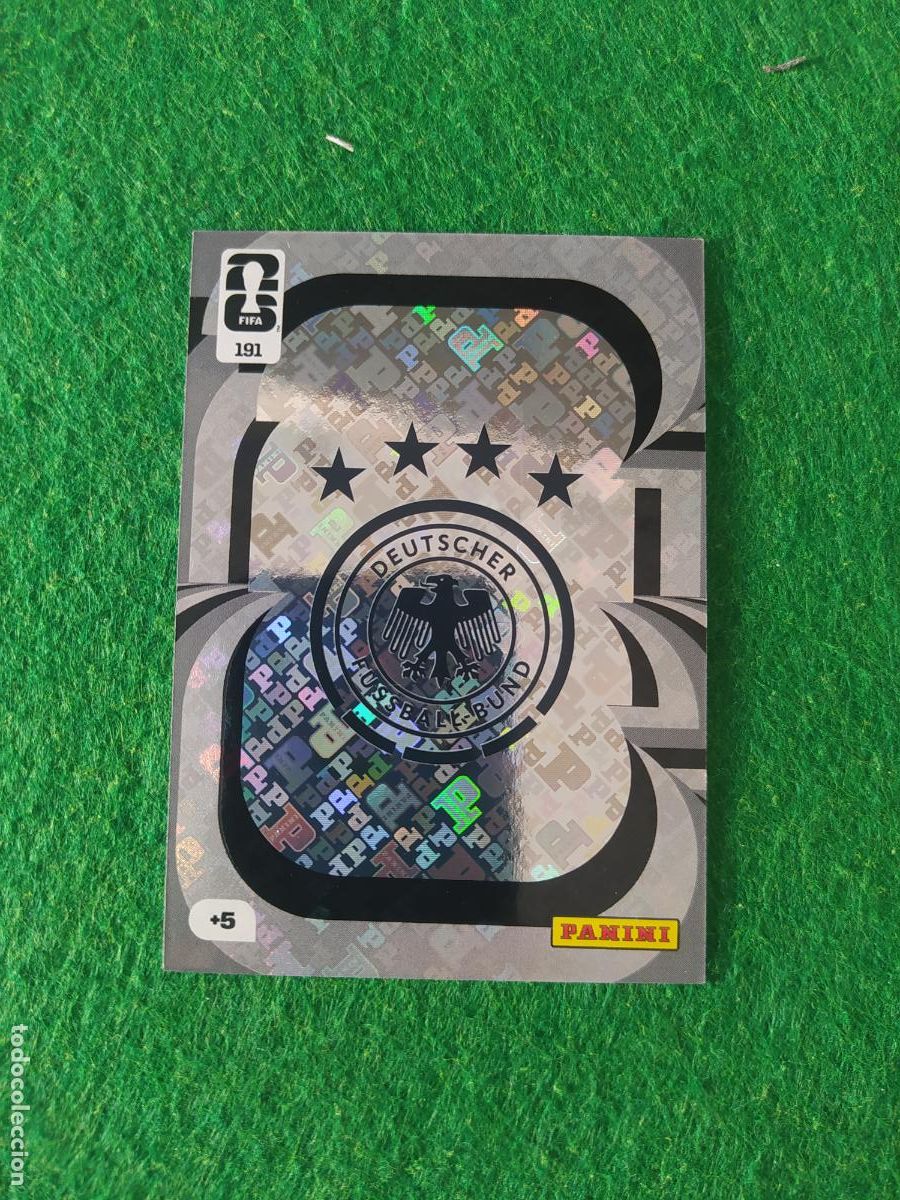 Postales: adrenalyn mundial 2026 ESCUDO N&ordm; 191 ALEMANIA