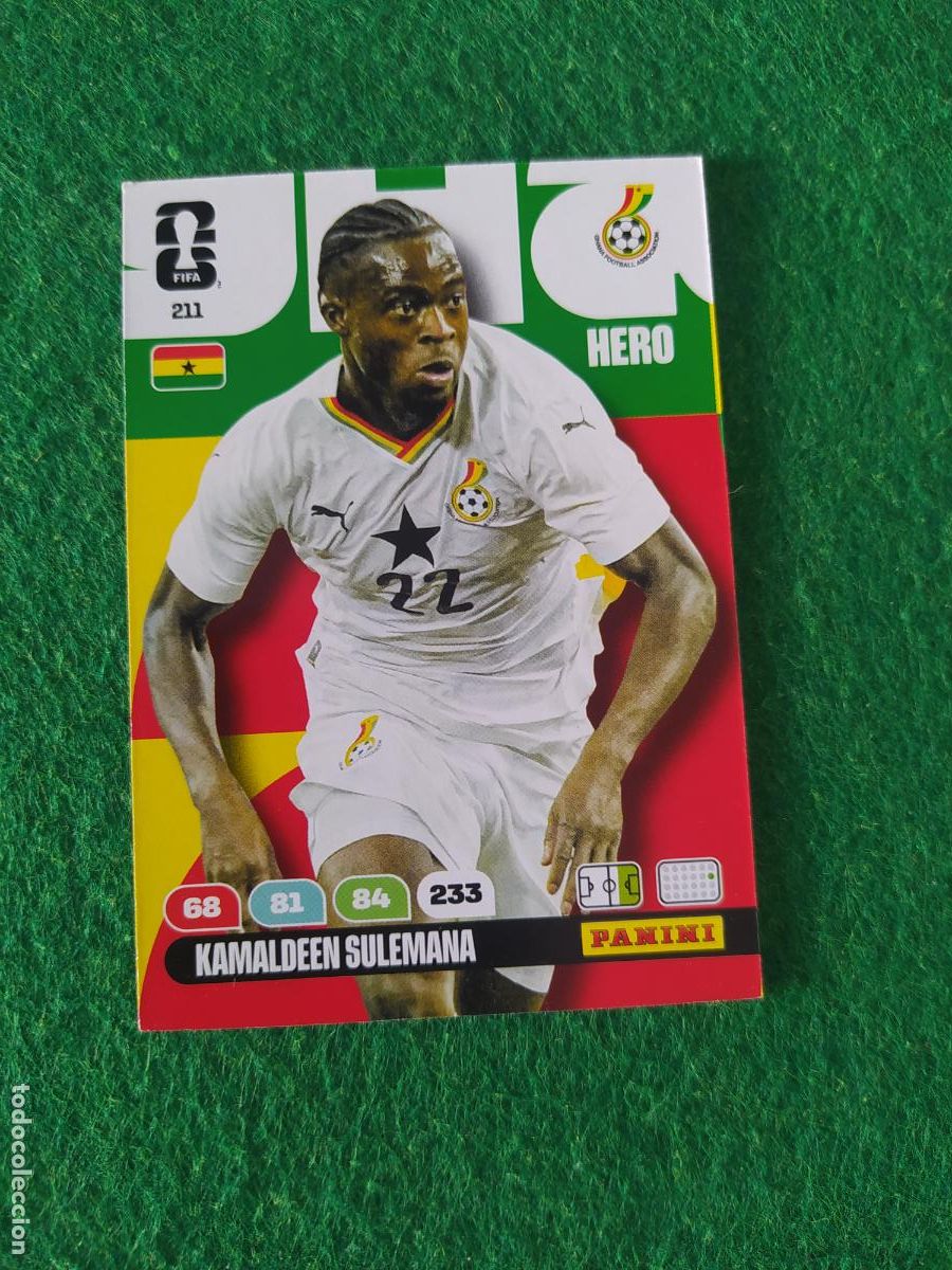 Postales: adrenalyn mundial 2026 N&ordm; 211 SULEMANA GHANA
