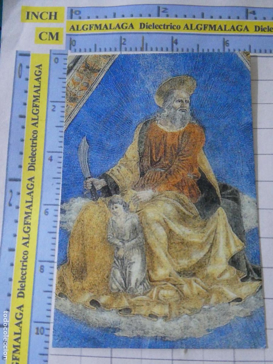 Postales: RECORDATORIO RELIGIOSO SEMANA SANTA. FLORENCIA BAS&Iacute;LICA S. TRINITA ABRAMO ITALIA. 6