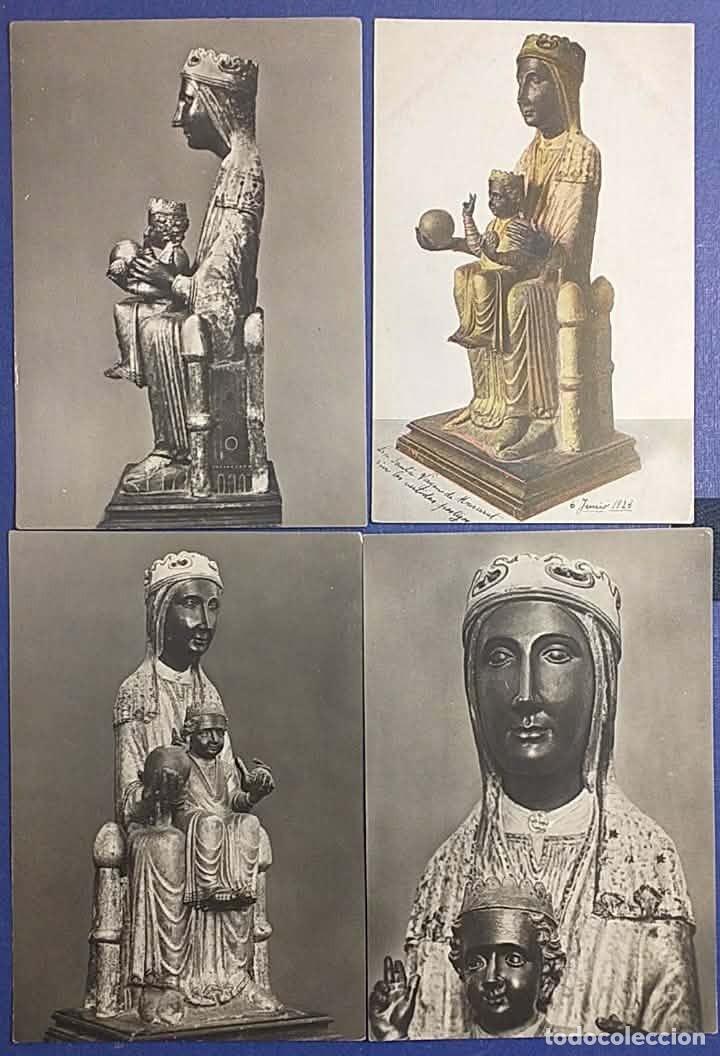 Postales: Lote 4 Postales Montserrat /Virgen de Montserrat