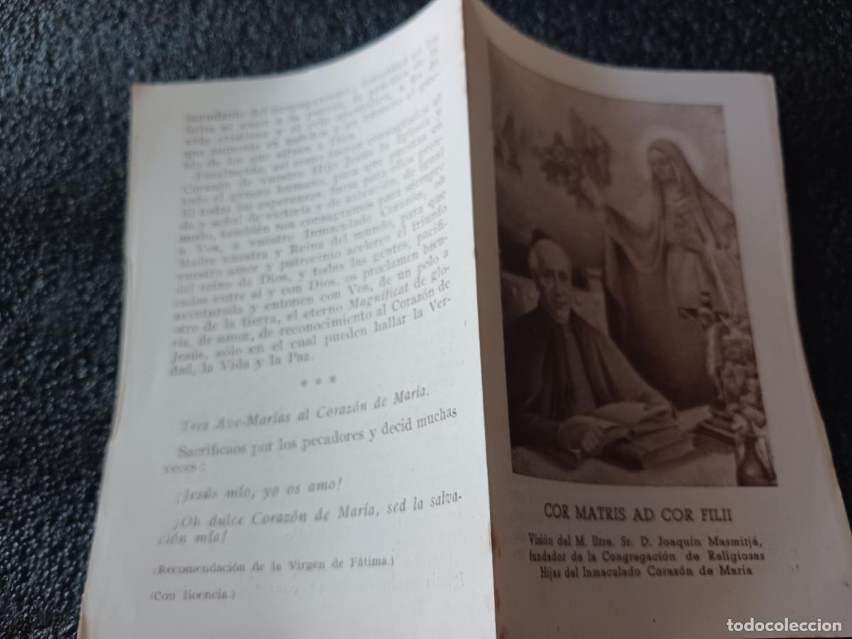 Cartes Postales: diptico, vision del sr. joaquin masmitja, fundador de religiosas inmaculado corazon de maria