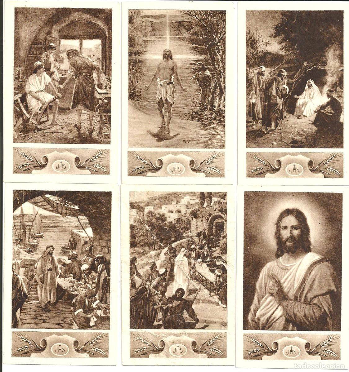 Postales: LOTE 6 ESTAMPAS MES DEL SAGRADO CORAZON *COLECCION LA MILAGROSA* (BARCELONA)