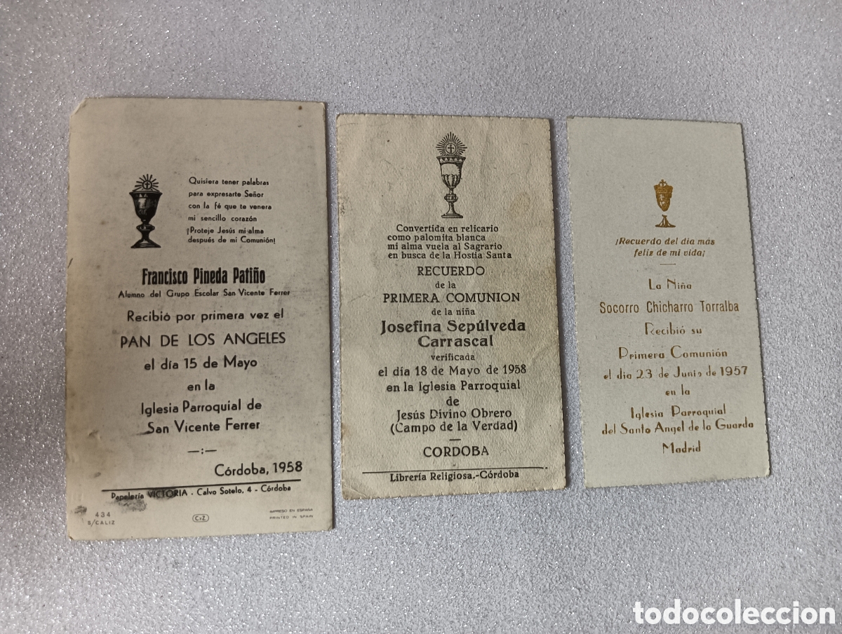 Postales: Recordatorios Primera Comuni&oacute;n. - Foto 2