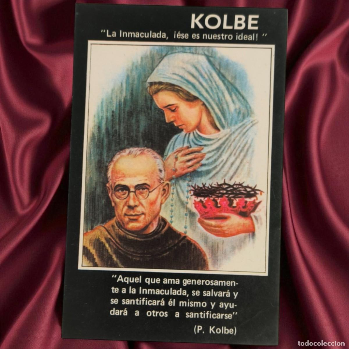 Postales: Estampa Religiosa &ndash; P. Kolbe y la Inmaculada
