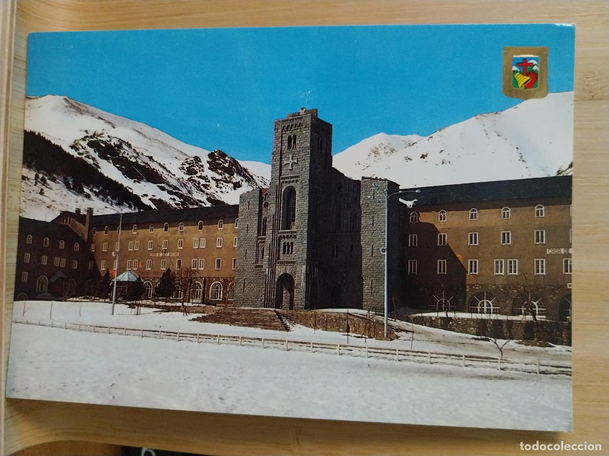 Postales: VIRGEN NURIA SANTUARIO ED FISA 20 SC ORIGINAL CASA SAN ANTONI ESCENARIO NEVADO