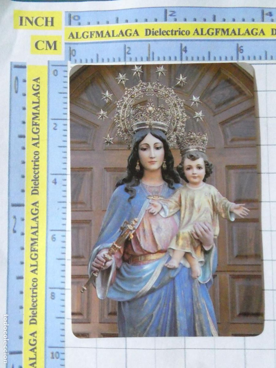 Postales: RECORDATORIO RELIGIOSO SEMANA SANTA. RONDA M&Aacute;LAGA CALENDARIO 1989 SANTUARIO MAR&Iacute;A AUXILIADORA. 24